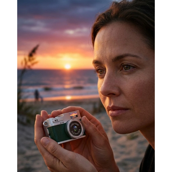 Taşınabilir Mini Dijital Kamera 1080P HD Video ve Fotoğraf Çekim