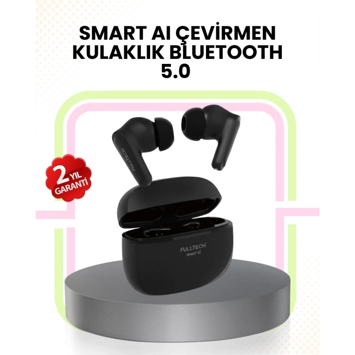 Akıllı Çeviri Destekli Bluetooth Kulaklık Profesyonel Ses Deneyimi