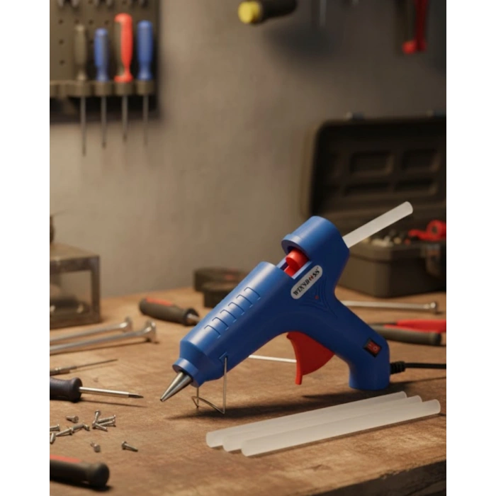 Hobi ve Tamir İçin 80 W Silikon Tabancası 11 mm Uyumlu 5 Silikon Hediyeli