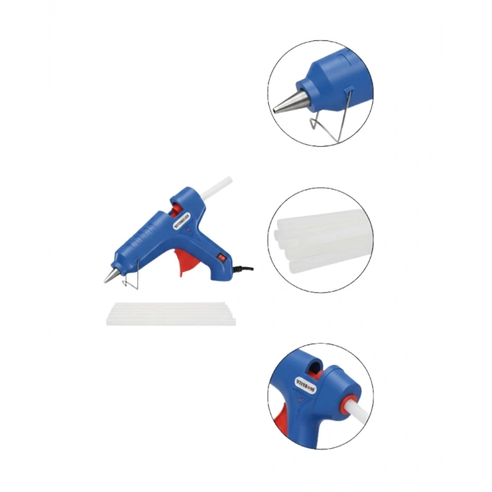Pratik Kullanımlı 60 W Silikon Tabancası 11 mm Silikon Uyumlu 5 Silikon