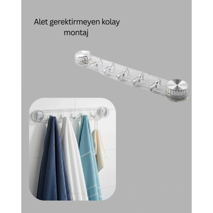 Aletsiz Montaj Vakumlu Yapışkanlı Askı Aparatı