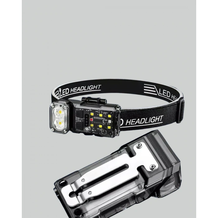 Kamp ve Outdoor İçin LED Far 10 Saat Pil Sensörlü Manyetik