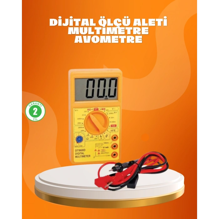 LCD Ekranlı Dijital Ölçü Aleti Ev ve Atölye Kullanımı