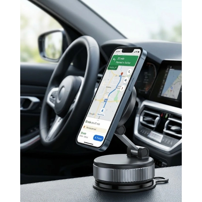 Araç İçi Manyetik Telefon Tutucu Katlanabilir Navigasyon Standı