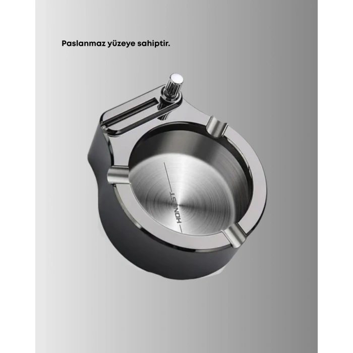 Metal Küllük Çakmaklı Masa Üstü Şık Tasarım