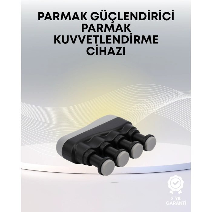 Ergonomik Parmak Egzersiz Aleti El ve Bilek Güçlendirici