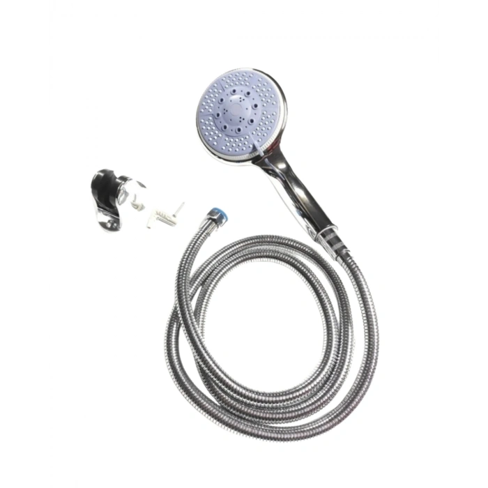 Çok Fonksiyonlu 4 Kademeli El Duşu Seti Spiral Hortumlu Banyo Duş Başlığı
