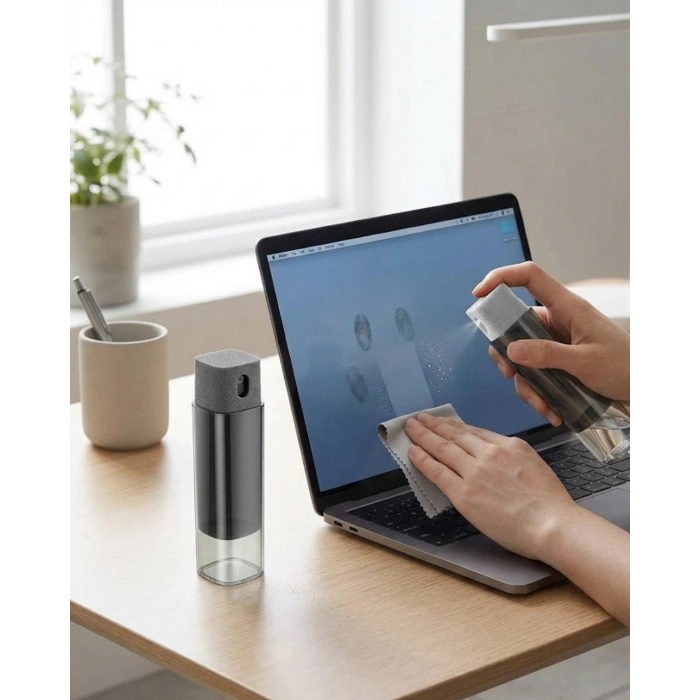 Kompakt Ekran Temizleme Sprey Şişesi Telefon Tablet Bilgisayar Temizlik Şişesi