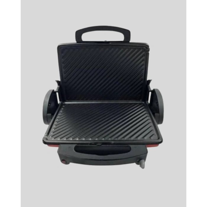 2000 Watt Tost Makinesi 6 Dilim Kapasiteli Döküm Plakalı Üç Kademeli Isı Ayarlı