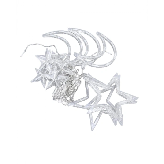 Büyük Ay Yıldız Led Ramazan Süsü Dekoratif Işık