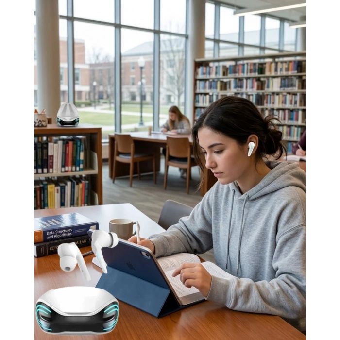 Gaming Bluetooth Kulaklık Çift Mikrofon  iPhone 11 iPhone 12 Samsung S23 Redmi Uyumlu