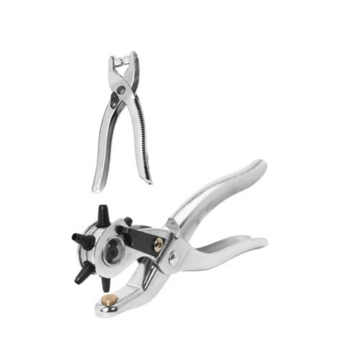 Deri Delme Aparatı 2li Kemer Çanta Ayakkabı Delme Pensesi Seti