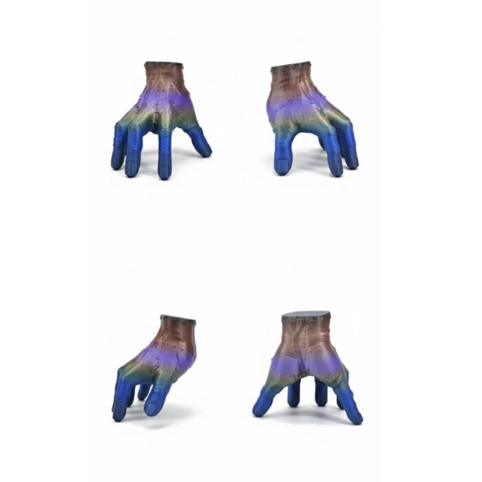 3D Tasarım Rengarenk El Biblo 27x22 cm Özgün ve Şık Aksesuar