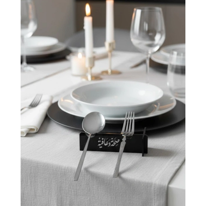 3D Özel Baskı 6’lı Kaşık Çatal Servis Standı Masa Üstü Düzenleyici