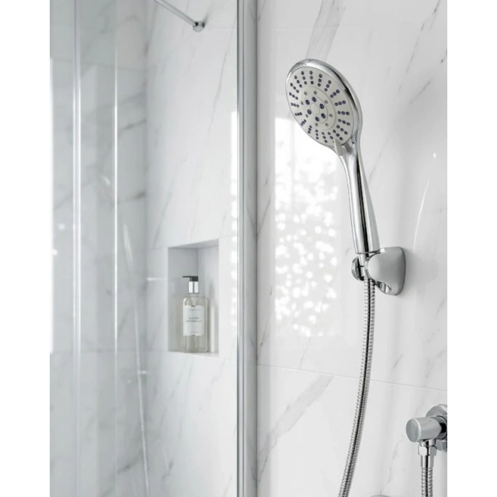 Çok Fonksiyonlu El Duşu ve Duş Hortumu Seti Mafsallı Tutacak Dayanıklı Hortum