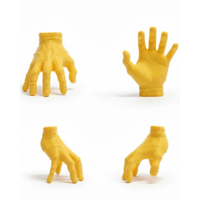 3D Sarı El Tasarım Dekor 17x16 cm Konsol ve Şömine Üstü Aksesuar