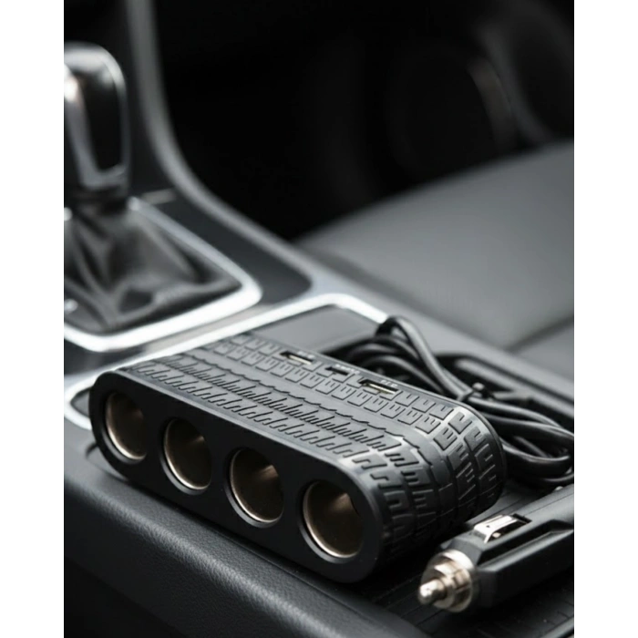 Araç Çakmak Çoklayıcı USB ve Type C Destekli Güçlü ve Güvenli Kullanım