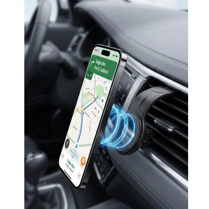 Manyetik Araç Telefon Tutucu 360 Derece Döner Güçlü Mıknatıslı Stand