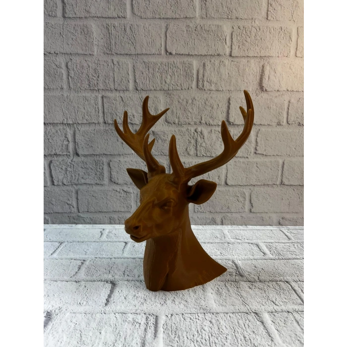 Kahverengi Geyik Biblo 23 cm Dekoratif Şık Tasarım