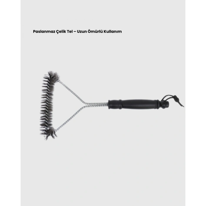 Barbekü ve Mangal İçin Tel Izgara Temizleyici Fırça