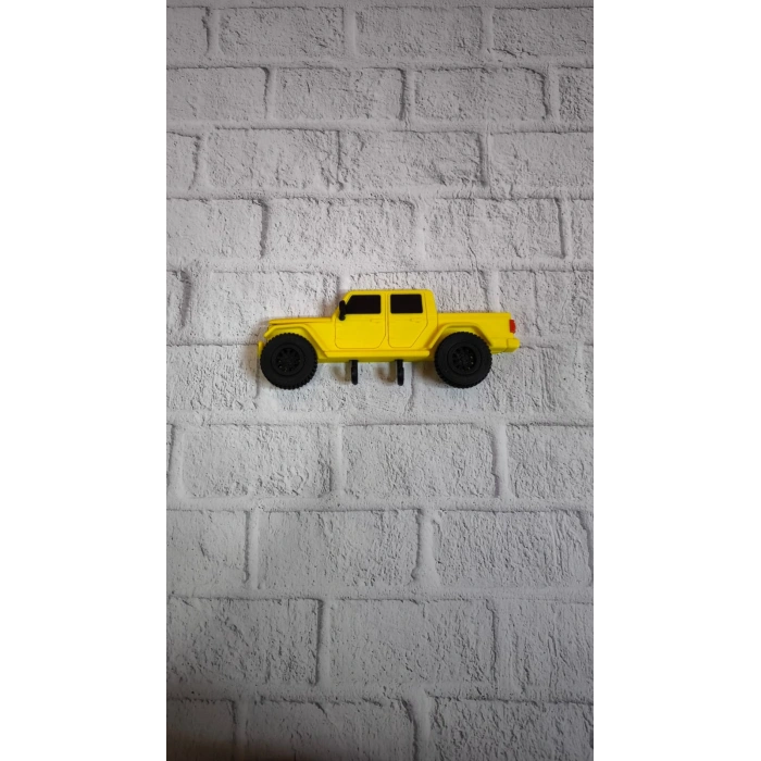 Araba Figürlü Duvar Anahtarlığı Ev ve Ofis İçin Dekoratif Tasarım