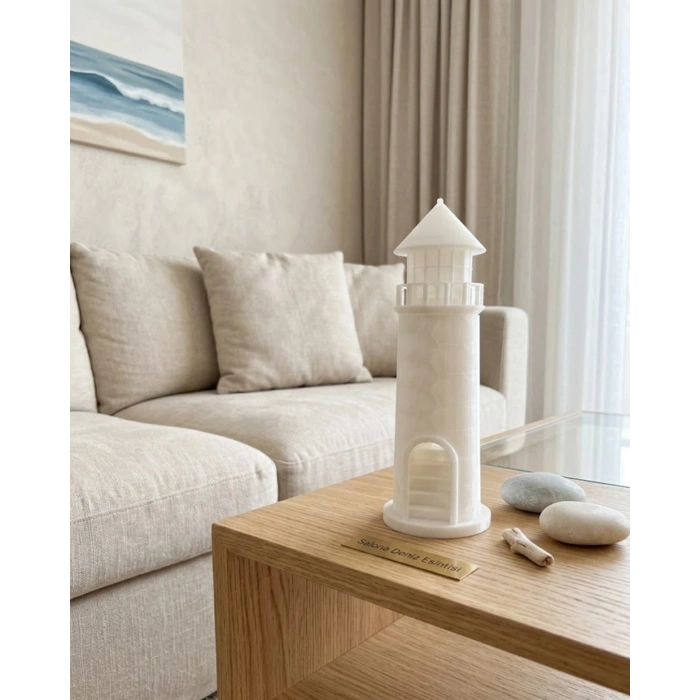 3D Deniz Feneri Dekoratif Obje Modern Ev ve Ofis Aksesuarı