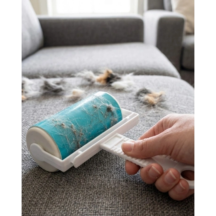 Yıkanabilir Tüy Toplama Rulosu Kedi Köpek Tüyü Temizleme Çok Amaçlı Temizlik Aparatı