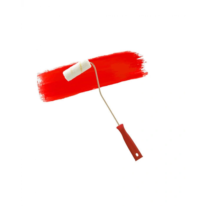 Mini Boya Rulo Seti 10 Cm Boya Fırçası 6 Adet Yedek Rulo Hediyeli Boya Uygulama Aparatı