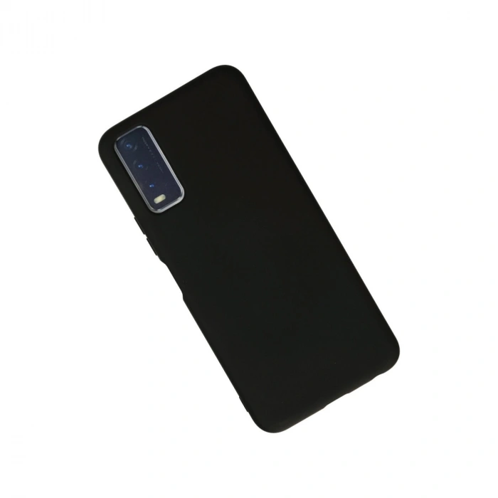 Vivo Y11s Kılıf Nano İçi Kadife Silikon - Siyah