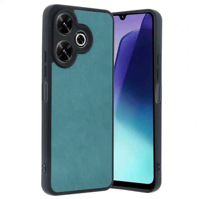 Xiaomi Redmi 13 4g Kılıf Aras Deri Kapak - Açık Yeşil