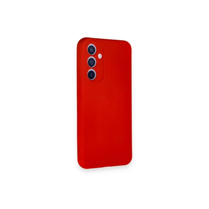 Samsung Galaxy A54 5g Kılıf Nano İçi Kadife Silikon - Kırmızı