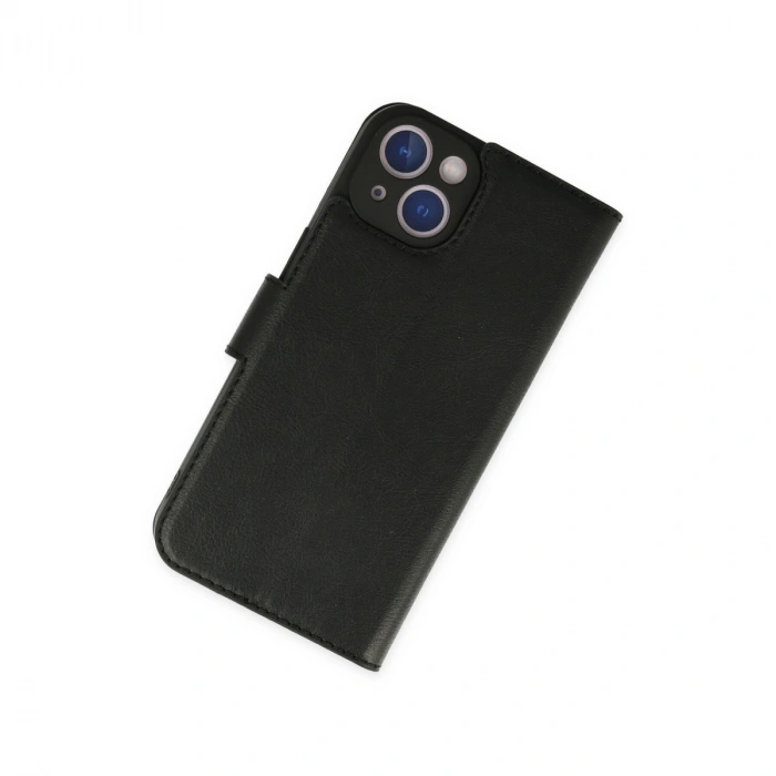 İphone 14 Plus Kılıf Trend S Plus Kapaklı Kılıf - Siyah