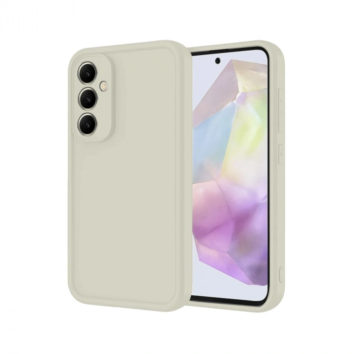 Samsung Galaxy A16 5g Kılıf Viera Silikon - Krem