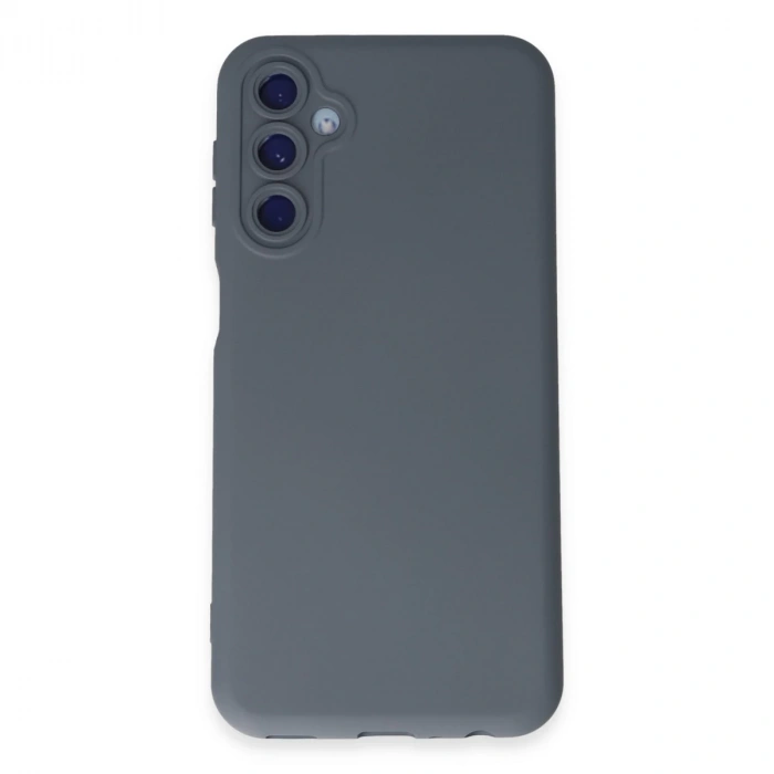 Samsung Galaxy M34 5g Kılıf Nano İçi Kadife Silikon - Gri