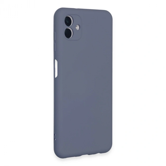 Samsung Galaxy A04e Kılıf Nano İçi Kadife Silikon - Gri