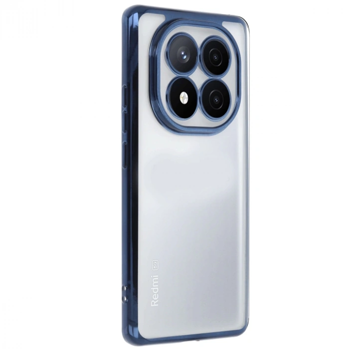 Xiaomi Redmi Note 14 Pro 5g Kılıf Razer Lensli Silikon - Lacivert