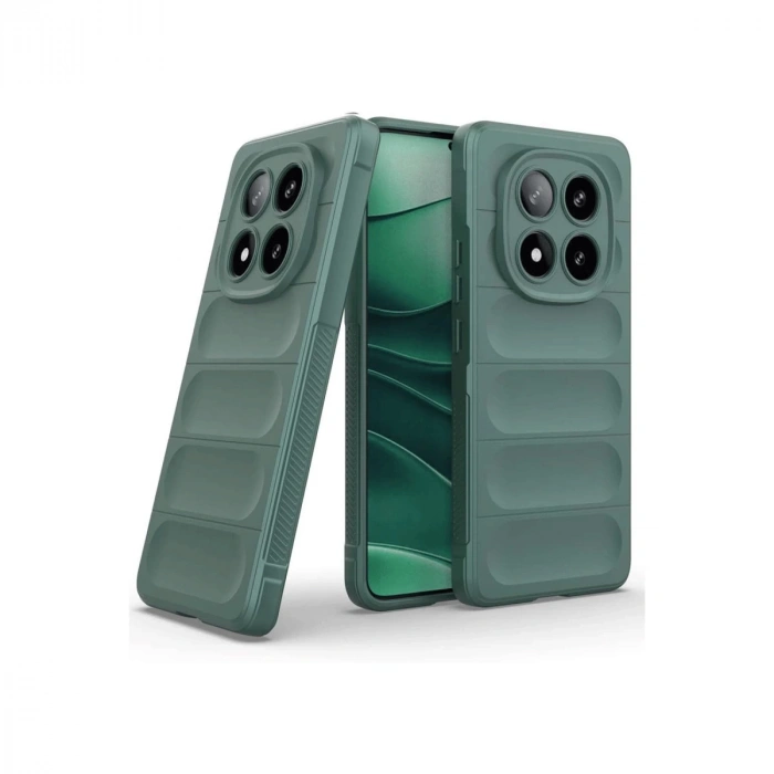 Xiaomi Redmi Note 14 Pro 4g Kılıf Optimum Silikon - Koyu Yeşil