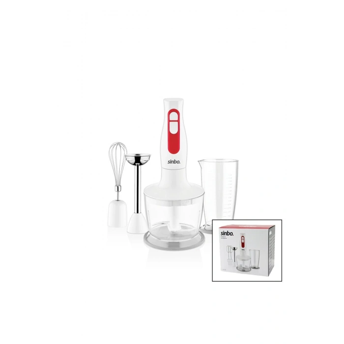 TURBO EL BLENDER SETİ DOĞRAYICI- MİKSER- BLENDER 2 KADEME HIZ 600ML HAZNE - 700ML ÖLÇÜ KABI SHB-3100