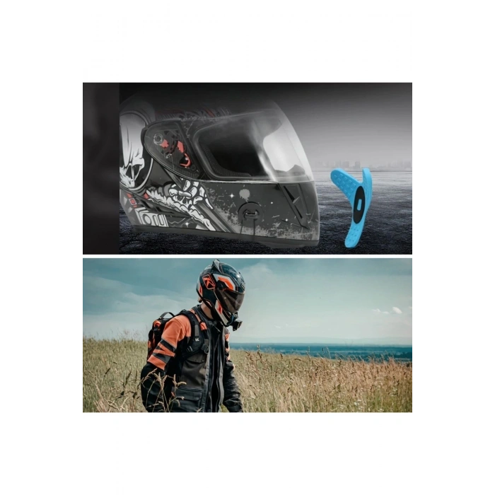 Motorsiklet Kask Önü Takılan Telefon Tutucu Aksiyon Kamerası Takılabilen Aparat (5324)