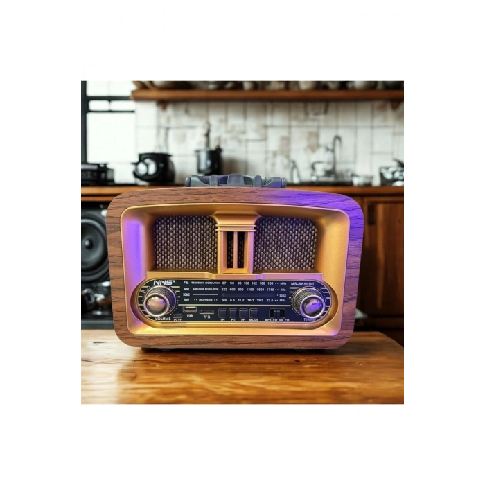 Taşınabilir Klasik AM/FM/SW Retro Ev Radyo USB ile Şarj Olabilen Retro Radyo (5324)