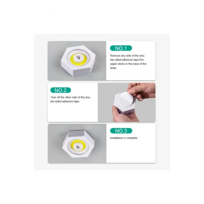 Uzaktan Kumandalı Led Işık Altı Gen [3'lü Set] (5324)