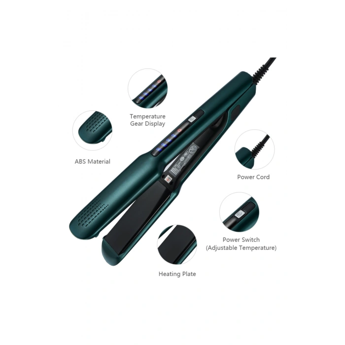 2 In1 110V-220V Saç Düzleştirici Seramik Sır Hızlı Isıtma Ve Şekil Verme (5324)