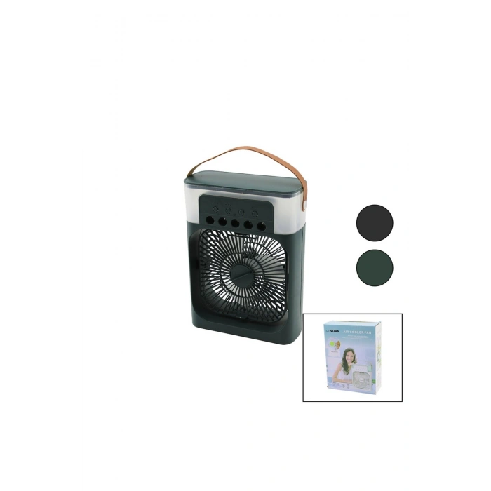 HAVA NEMLENDİRME - FAN - GECE LAMBASI MASA ÜSTÜ ULTRASONİK VANTİLATÖR 360 DERECE USB ŞARJ 3KDM HIZ (