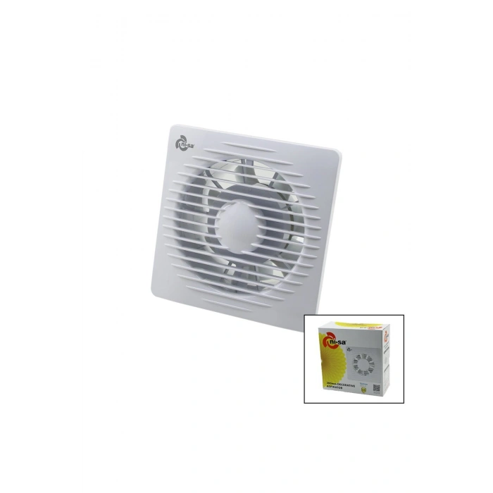 200 8İNÇ BANYO TUVALET HAVALANDIRMA ASPİRATÖRÜ 40W 200M3/H EBT-200 (5324)