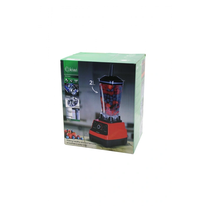 KİWİ KSB-2251 PRO STANDLI BLENDER BUZ KIRICI ÇOK AMAÇLI BLENDER DOĞRAYICI 1500W6 BIÇAKHAZNE=2LT 9 KA