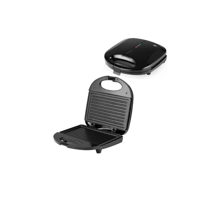 MİNİ ELEKTRİKLİ TOST MAKİNESİ 2 DİLİM YAPIŞMAZ YÜZEY - KİLİTLENEBİLİR KAPAK 750W SSM-2588 (5324)