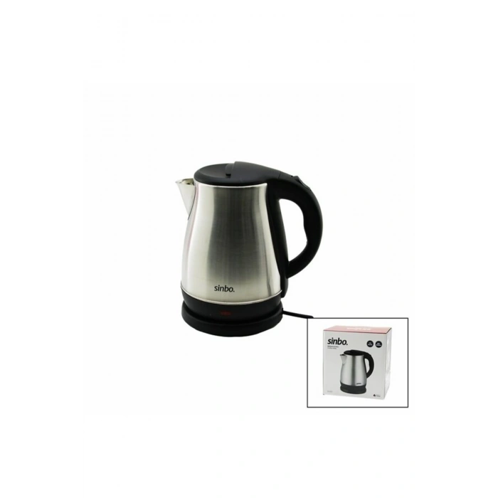 ÇELİK KETTLE SU ISITICISI KABLOSUZ KULLANIM 1.8LT 360° DÖNEBİLME OTOMATİK KAPANMA SK-8028 (5324)