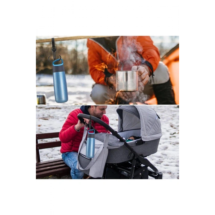 2 Adet Bebek Arabası, Motor, Bisiklet Eşya Taşıma Aparatı Plastik Kanca (5324)