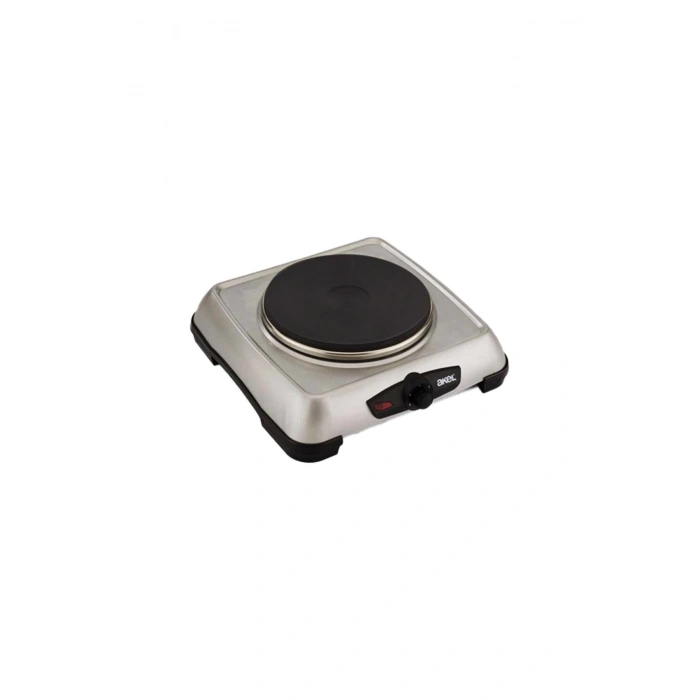 GÜMÜŞ TEK GÖZLÜ MİNİ ELEKTRİKLİ OCAK 1500W AYARLANABİLİR TERMOSTAT ISITICI YÜZEY = 18CM AP-516 (5324