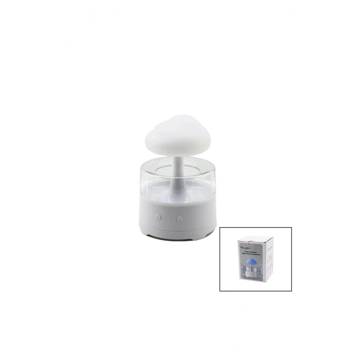 YAĞMUR BULUTU - BT SPEKAER HOPARLÖR 300ML USB ŞARJLI - RENKLİ LEDLİ IŞIK - KUMANDALI HAVA NEMLENDİRİ